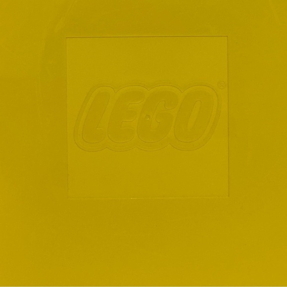 LEGO Storage Case Yellow Hard Plastic Latching Empty Storage Box Divider - Picture 2 of 16